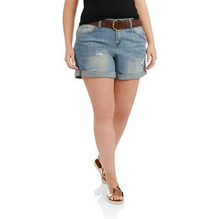 Dollhouse Junior Plus Belted Cuffed Shor