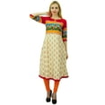 thumbnail image 2 of Phagun Paisley Women Casual Dress Designer Cotton Kurta Ethnic Anarkali Kurti, 2 of 9