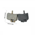 thumbnail image 3 of Bike Brake Pads Sturdy Disc Parts Replacement Components Bicycles Fittings Bike Replace Part Semi-Metallic Cycling Braking Pad Type 31, 3 of 6