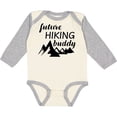 thumbnail image 3 of Inktastic Future Hiking Buddy Boys or Girls Long Sleeve Baby Bodysuit, 3 of 5