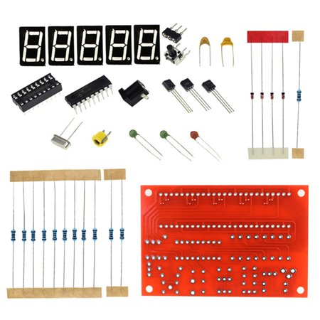 USB-Powered Frequency Counter for Electronics 5-Digit, 4MHz-48MHz Range Counter