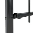 thumbnail image 4 of vidaXL Garden Fence Patio Privacy Screen Fence Wall with Hoop Top Steel Black, 4 of 4