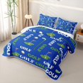 thumbnail image 3 of Erosebridal Golf Club Print Twin Quilt Set,Ball Sport Games Twin Coverlet Set For Boys,2pcs, 3 of 7