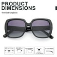 thumbnail image 5 of LVIOE Oversized Square Suglasses for Women Polarized, Fashion Vintage Classic Shades for Outdoor UV Protection, 5 of 7