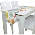 thumbnail image 3 of Coolnut 13"x70" Rectangle Cute Sea Life Pattern Printed Table Runner for Wedding Birthday Holiday, 3 of 5