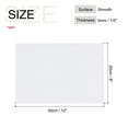 thumbnail image 2 of ABS Plastic Sheet 12 " x 8 " x 0.2 " ABS Styrene Sheets White 2 Pcs, 2 of 6