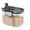 1.5-Quarts, variant on + by Progressive International Clear Plastic Airtight Food Baker's Kitchen Storage Organization Container Canister Set with Magnetic Accessories (Specialty Sugar 1.5-Quart)