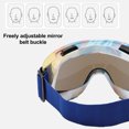 thumbnail image 4 of Outdoor Sports Goggles Windproof Sand Protection Ski Cycling Glasses for Men Women - Anti Collision Design Universal Fit Face Shield(B), 4 of 6