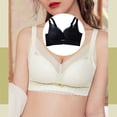 thumbnail image 3 of Sonducket Moda mujer Sujetadores de encaje Bralette Lencería acolchada Belleza Volver Ropa interior Cuello en V profundo Sexy Sujetador Ropa interior Negro 34/75A, 3 of 6