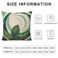 thumbnail image 6 of Awypu Green Boho Throw Pillows Covers Mid Century Modern Pillow Covers Abstract Geometric Gold Leaf Pillows Decorative Throw Pillows Cases for Sofa Bed Couch,2 Pcs White, 6 of 6