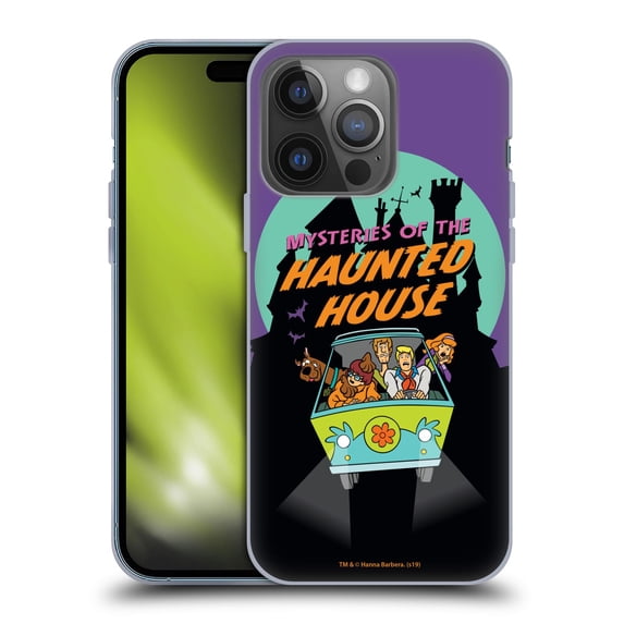 Head Case Designs Officially Licensed Scooby-Doo Seasons Haunted House Soft Gel Case Compatible with Apple iPhone 14 Pro