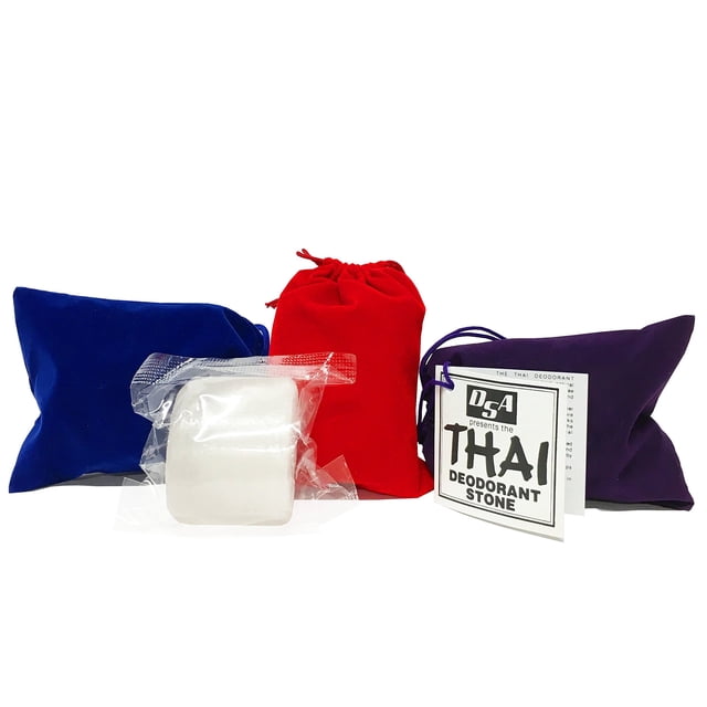Deodorant Thai Deodorant Stone 160 ml con bolsa de terciopelo