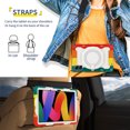 thumbnail image 6 of FJLBDE Case for Xiaomi Redmi Pad SE 11.0 inch 2023 with 360 Kickstand, Shoulder Strap Carrying Protective Cover, Multicolor Red, 6 of 6