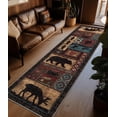 thumbnail image 3 of ChakmeOne 2'x8' Hallway Runner Rug,Rustic Vintage Washable & Non-Slip Rug for Kitchen,Bedroom, 3 of 6