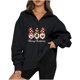 thumbnail image 1 of Sudadera Navideña Para Mujer, Moda, Cuello Vuelto, Manga Larga, Estampado, Cremallera, Camisa Informal, Camisetas Odeerbi ODB195478, 1 of 5