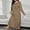 Brown, variant on Nightgows for Women Soft Plus Size Long Sleeve Night Shirts Casual Fall Sleepwear