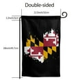 thumbnail image 3 of Garden Flag Maryland Flag Heart Double Sided Small Yard Holiday Garden Flag for Outside Decor 12.5x18 Inch Square, 3 of 7