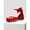 RED, variant on Women’s Mary Jane Platform Chunky Heel Pumps With Ankle Strap