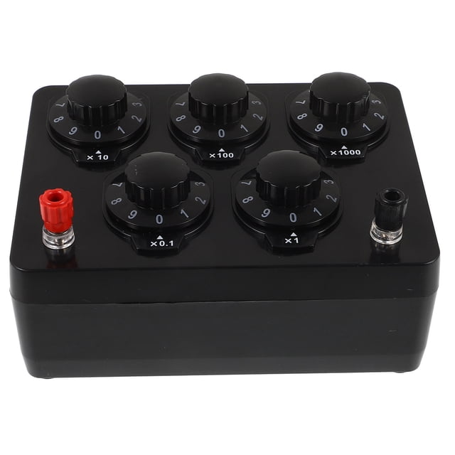 YOSADIER Boîte de Résistance Physique Réglable Boîte de Charge de Résistance Bouton Poussoir Outils de Laboratoire Lot de 1