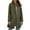Army Green, variant on Rosvigor Women Hooded Raincoats Hiking Windbreaker Jackets Women Waterproof lined Long Coats Fall Winter Trench Coats