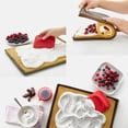 thumbnail image 3 of Silicona Swiss Roll Horno Mat Antiadherente Cake Roll Pad Utensilios para hornear (Café) Sywqhk Libre de BPA, 3 of 6