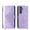 Purple, variant on For Samsung Galaxy S25 Ultra S25Plus Phone Case Leather Wallet Case with Card Holder Phone Cover