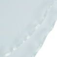 thumbnail image 3 of Kate Aurora Living Crystal Sheer Double Layered Rod Pocket Ascot Window Valances - Wedgewood Blue, 3 of 3