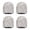 White, variant on WAXIAYUZ Motorcycle & Truck Tire Valve Caps - Crystal Rhinestone Bling (4pcs)