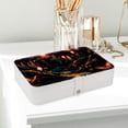 thumbnail image 6 of Fireflies Portable PU Leather Jewelry Display Necklace Organizer Earring Holder with Removable Compartment, 6 of 6