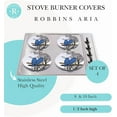 thumbnail image 4 of Electric Stove Burner Covers - Protect Stovetop - Set of 4, 10 and 8 inches -Blue Birds Electric Stove Covers, 4 of 4