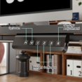thumbnail image 5 of HomePerch Electric Standing Desk 48x24, Black Adjustable Height Sit Stand Desk with Memory Presets, Ergonomic Splice Board Workstation for Home Office and Computer Use, 5 of 12