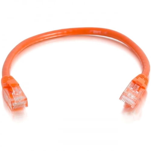 2ft Cat5e Câble de Raccordement Réseau Non Blindé (UTP) - Orange - Orange