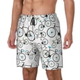 thumbnail image 1 of Fotbe Bicycle Traje de Baño para Hombre – Shorts de Natación de Secado Rápido con Forro y Bolsillos-Small, 1 of 6