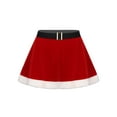 thumbnail image 5 of iEFiEL Womens Flannel Faux Fur Christmas Skirt Fancy Ball Dance Miniskirt Costume, 5 of 7