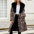 thumbnail image 2 of Sokhug Women Fluffy Faux Fur Coat Jacket Puffer Jacket Open Front Winter Warm Fuzzy Jacket, 2 of 9