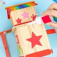 thumbnail image 4 of YAOMOBB Multi-colored Craft Sticks Multicolor Wooden Sticks Set DIY Ice Cream Handmade Materials 500Pcs, 4 of 7