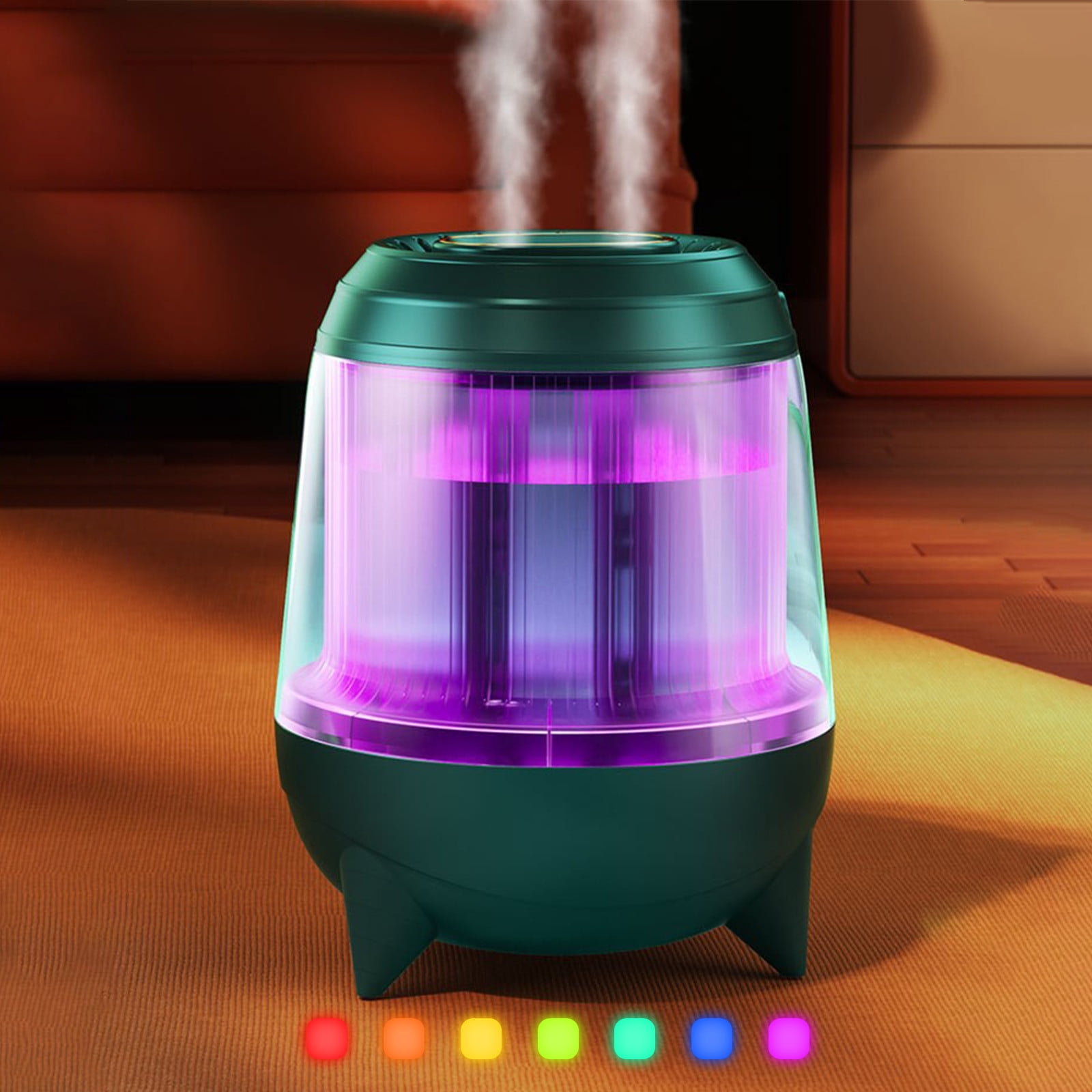 Inerposs Large Capacity Humidifier, USB Humidifier for Bedroom, Adjustable Mist Control Humidifier, Cool Mist Technology, Aroma Diffuser for Home and Office
