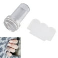 thumbnail image 1 of Nail Art Stamper Racleur Ensemble, à la Mode en Silicone Transparent Vernis à Ongles Transfert Estampeuse & Racleur Ensemble Outil de Manucure, 1 of 8