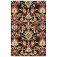 thumbnail image 2 of SAFAVIEH Blossom Lennon Floral Wool Area Rug, Charcoal/Multi, 8' x 8' Square, 2 of 7