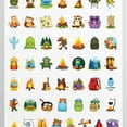 thumbnail image 4 of 35pcs-50pcs Cute Camping Stickers Nature Animal Decals Hiking Stickers for Luggage Laptop Guitar, 4 of 9
