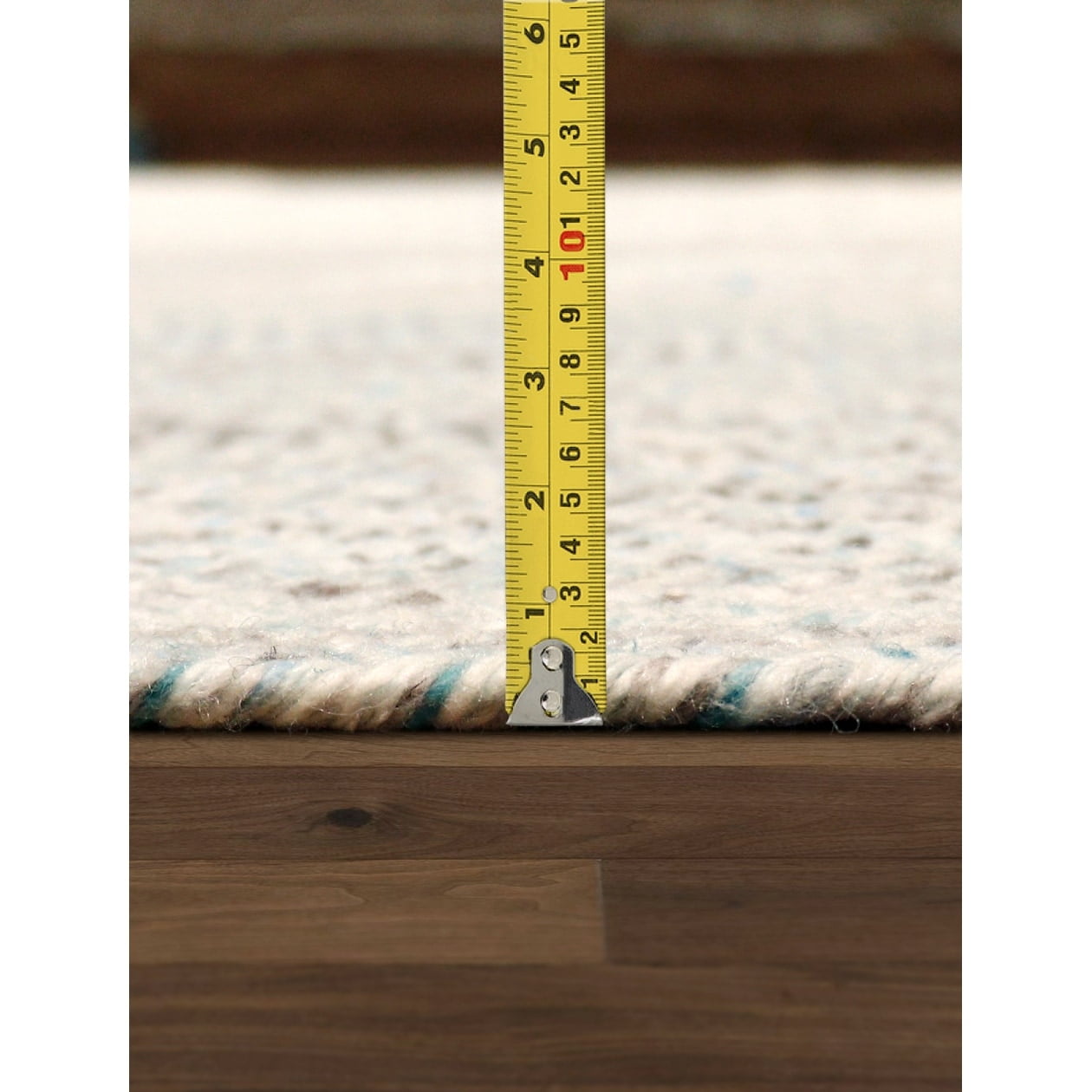 Pasargad Home Lagos 5' X 8' Hand Braided Blue/MultiColor Rug - All Ages, Indoors & Outdoors