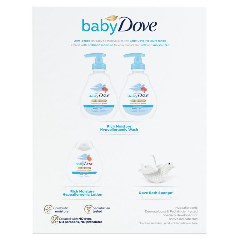 Dove Baby Rich Moisture Head To Toe Wash Bagnoschiuma bambino 200 ml