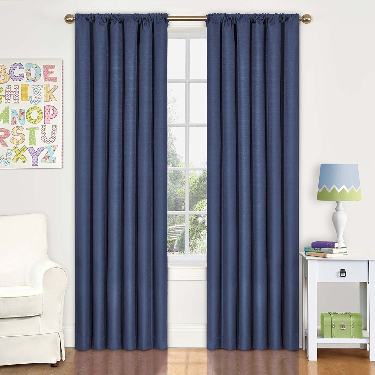Eclipse Kids Kendall Room Darkening Energy Efficient Curtain Panel