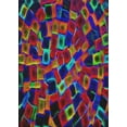 thumbnail image 1 of Ahgly Company Indoor Rectangle Patterned Plum Purple Abstract Area Rugs, 8' x 12', 1 of 6