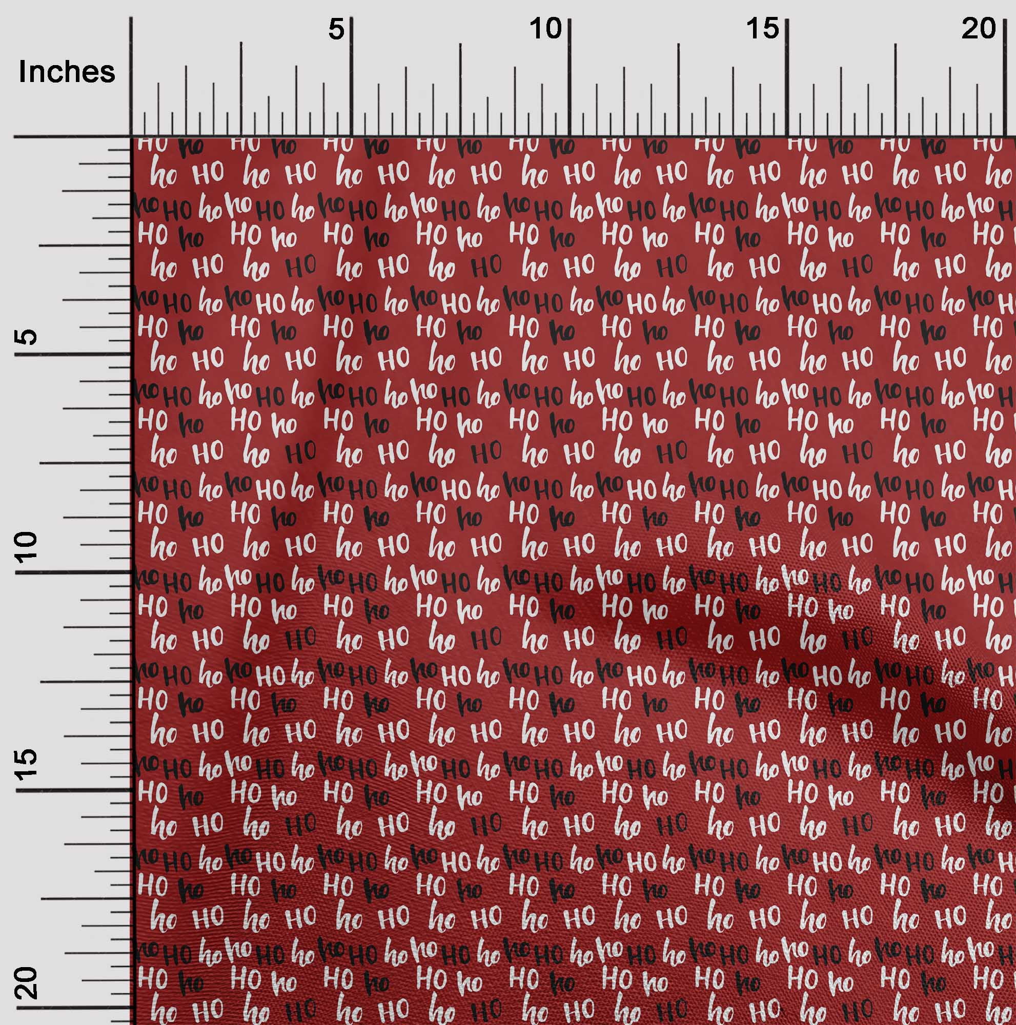 oneOone Viscose Chiffon Red Fabric Christmas Sewing Material Print Fabric By The Yard 42 Inch Wide