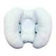 thumbnail image 1 of Almohada de apoyo para bebés, almohada de viaje para bebés de 1 a 2 años, soportes para la cabeza de bebés, almohada ajustable con forma de plátano bebe azul, 1 of 9