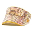 thumbnail image 3 of LinYooLi Visières en Coton d'Été Couleur Strass Casquette de Protection Solaire Ajustable pour Hommes et Femmes 05, 3 of 6
