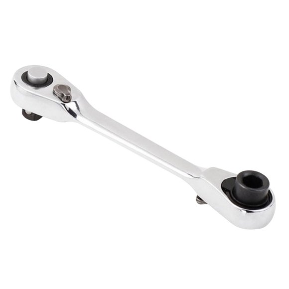 1/4 Ratchet Wrench 72 Tooth Labor-Saving Wrench Screwdriver Handle Two-Way Socket Wrench