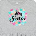 thumbnail image 4 of Inktastic Big Sister Colorful Hearts Design Girls Toddler Dress, 4 of 5