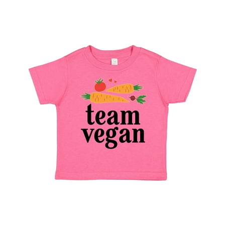 

Inktastic Vegetarian Team Vegan Gift Toddler Boy or Toddler Girl T-Shirt